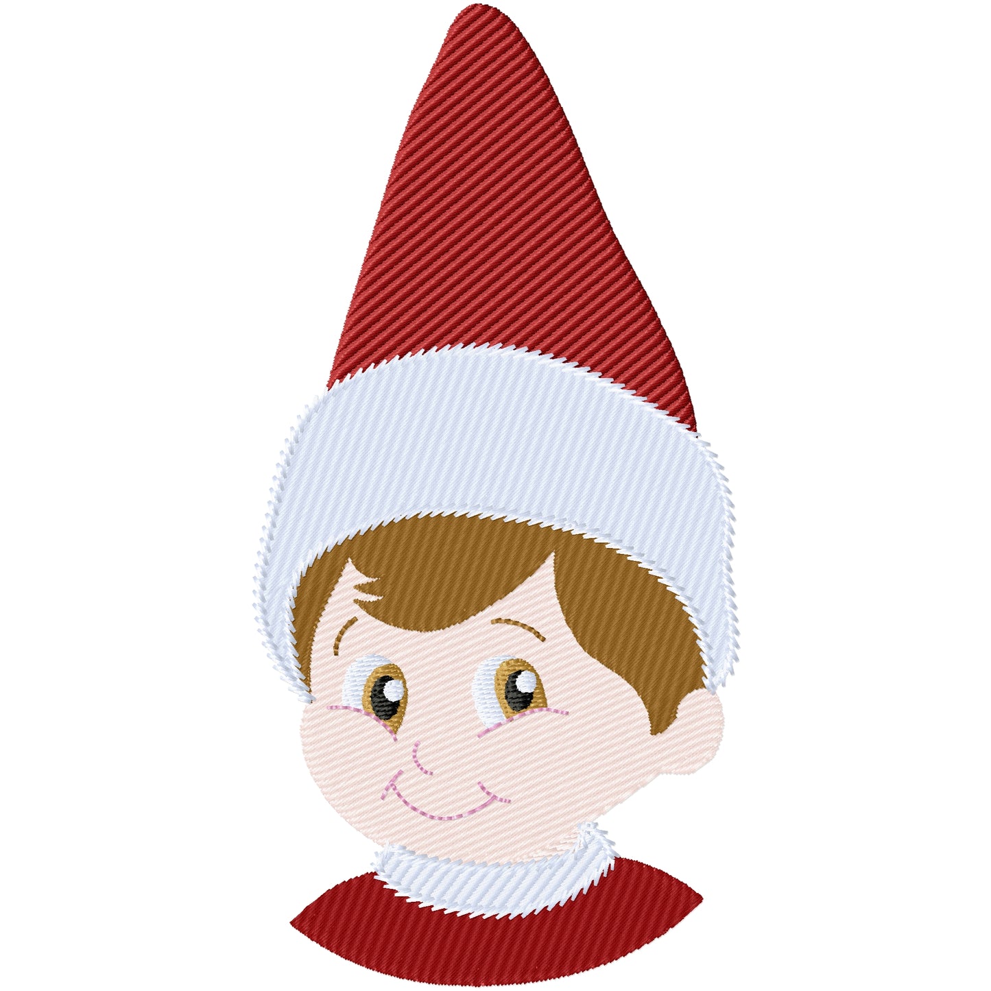 Boy Elf machine embroidery design 1 2 sizes