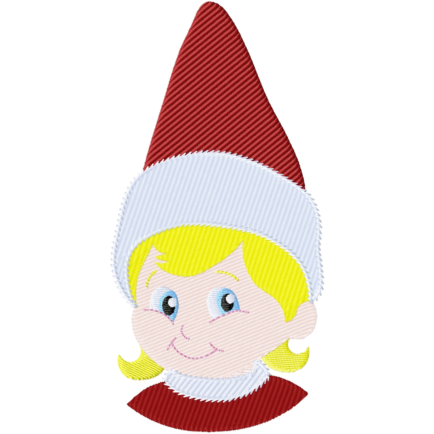 Girl Elf 1 machine embroidery design 2 sizes