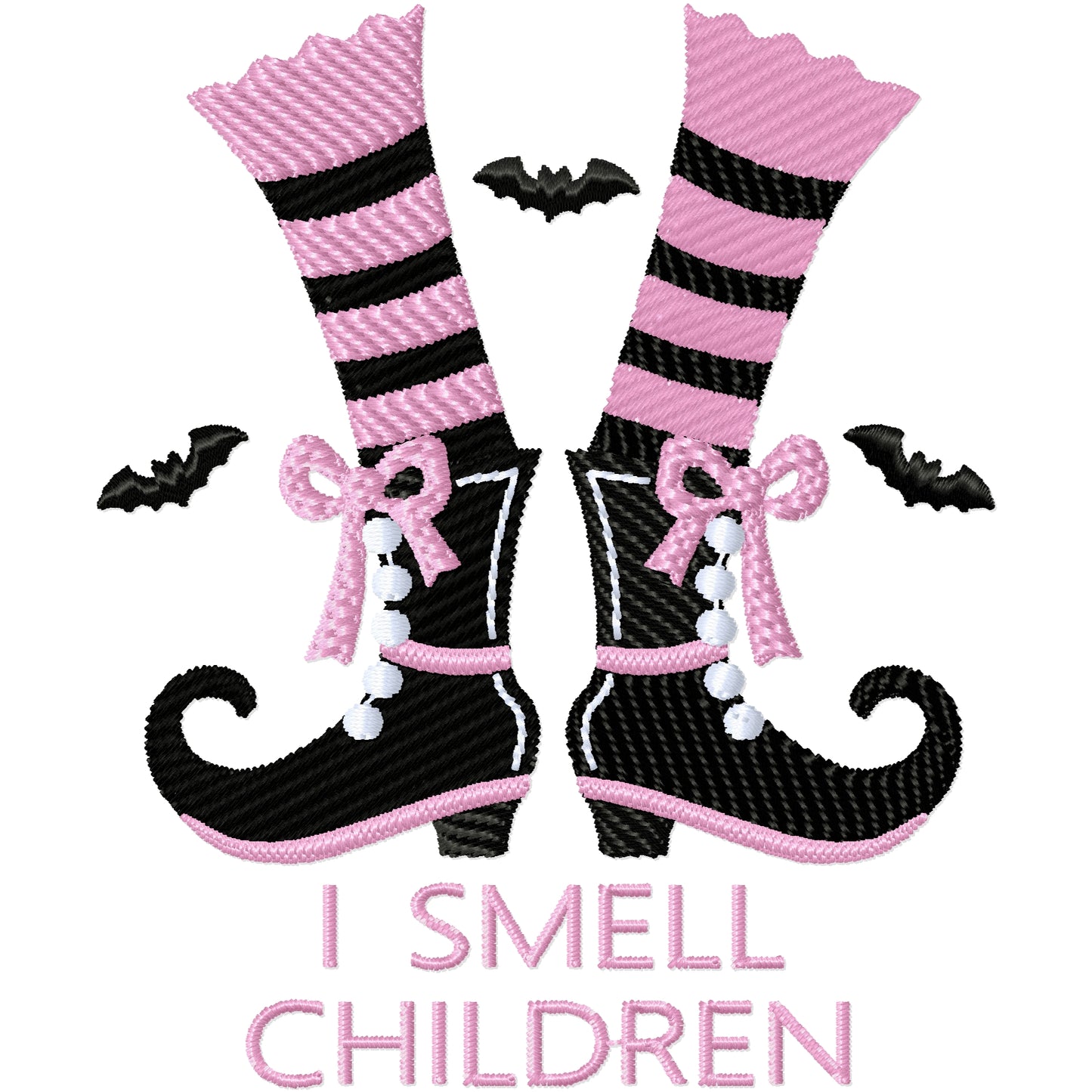 I smell children 2 Halloween machine embroidery design 2 sizes