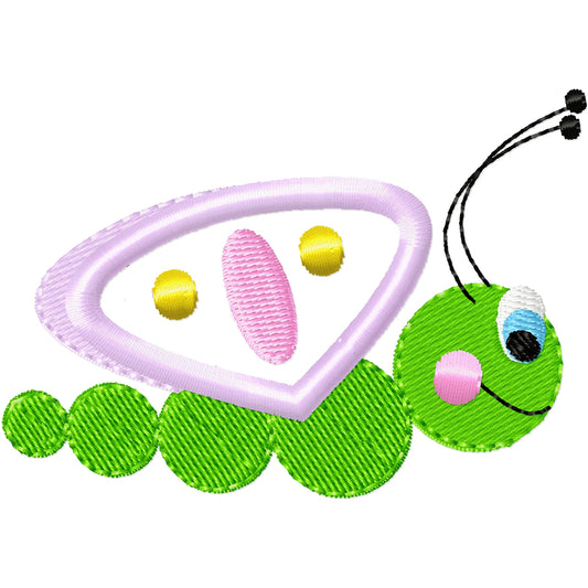 Bug 3 applique machine embroidery design