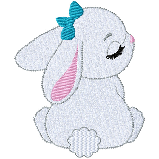 Baby bunny 1 machine embroidery design 2 sizes