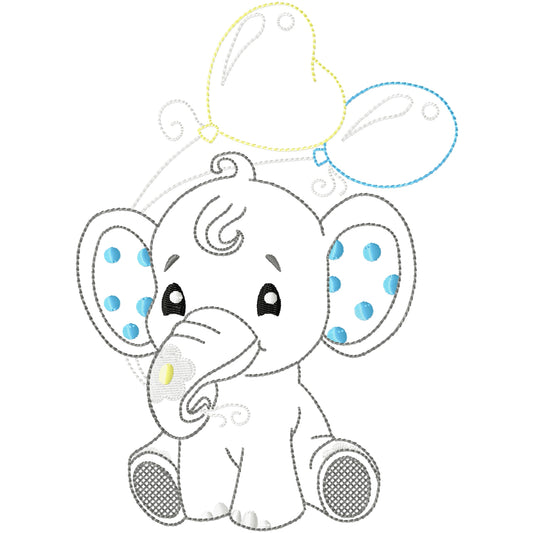 Baby shower 2 machine embroidery design 2 sizes