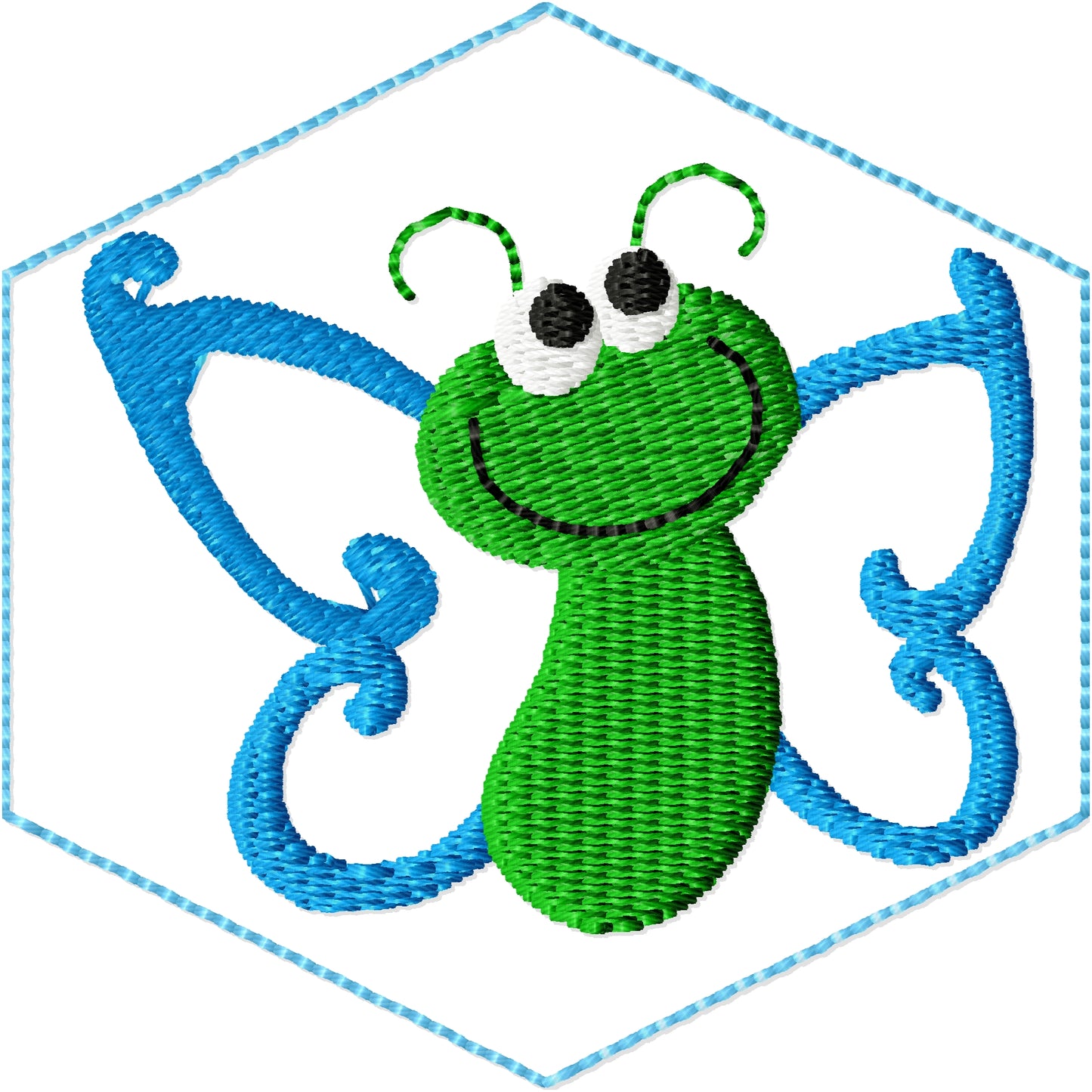 Bugg 1 clippie machine embroidery design