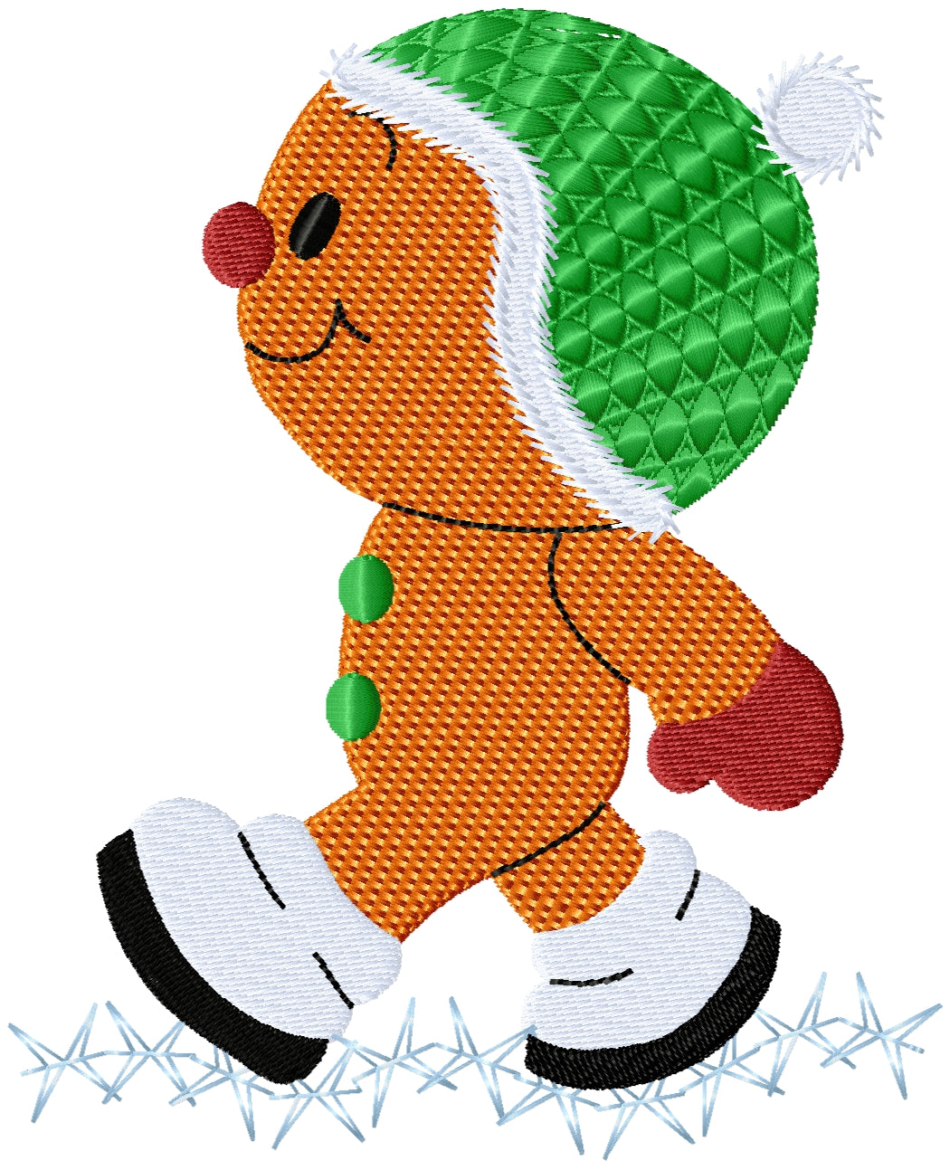 GBM taking a walk machine embroidery design 2 sizes