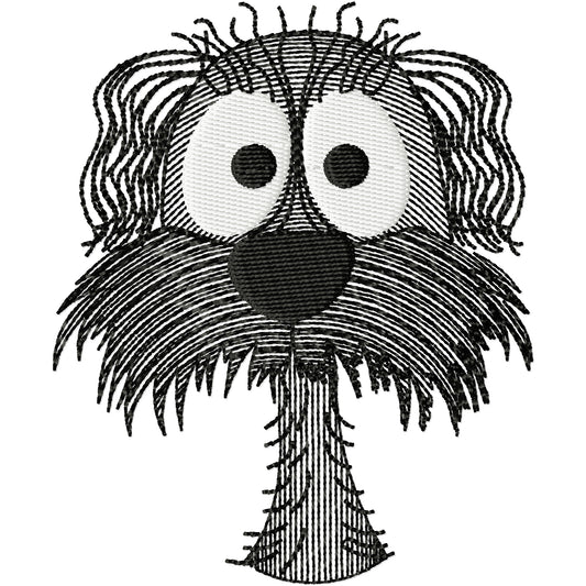 Junk yard dog 1 machine embroidery design