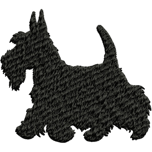 Just a scotty dog machine embroidery design