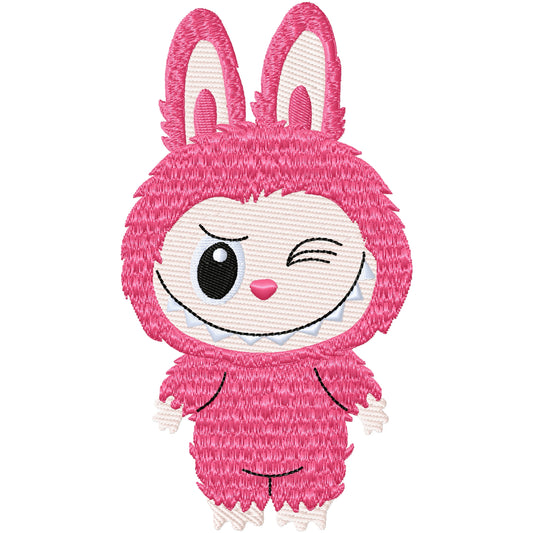 Large Labooboo 2 monster machine embroidery design