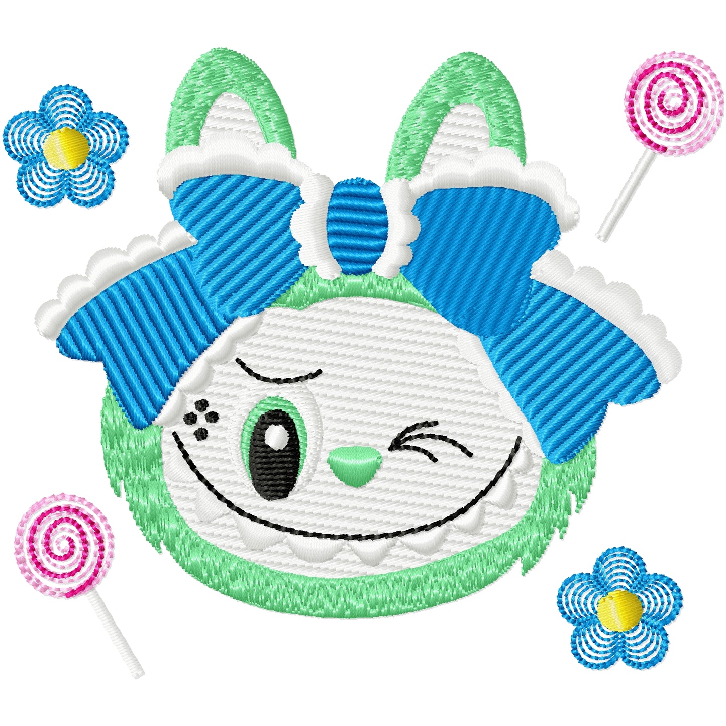 Lolli pop Labooboo machine embroidery design