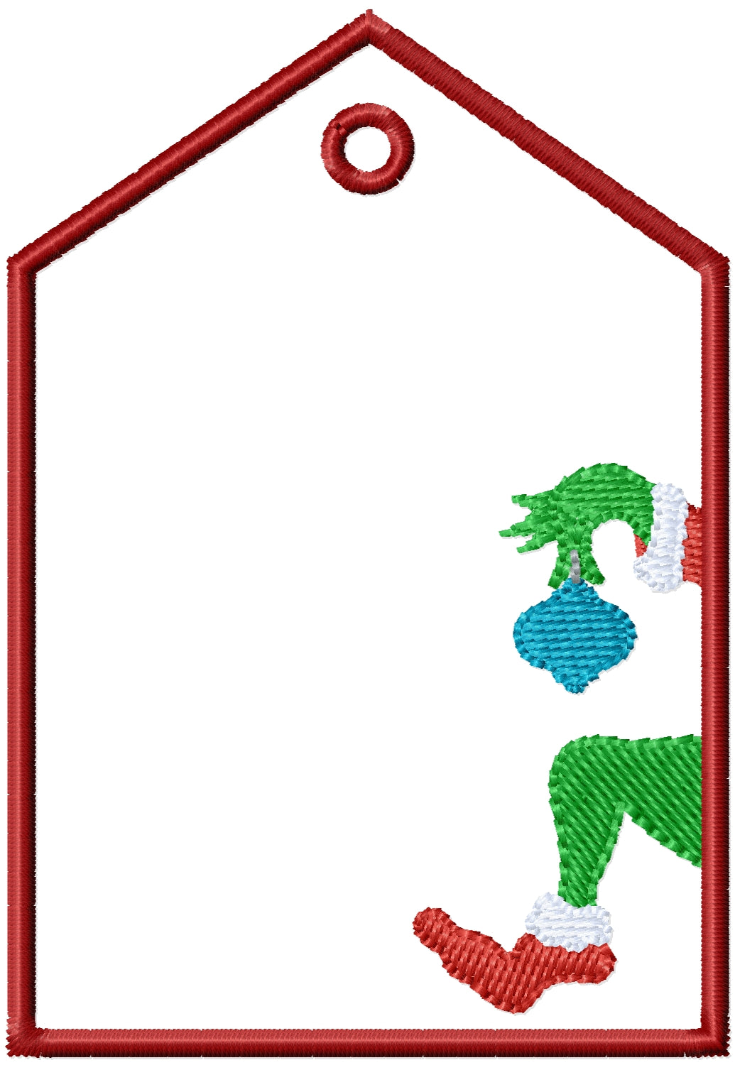 ITH Christmas Name tags set machine embroidery designs