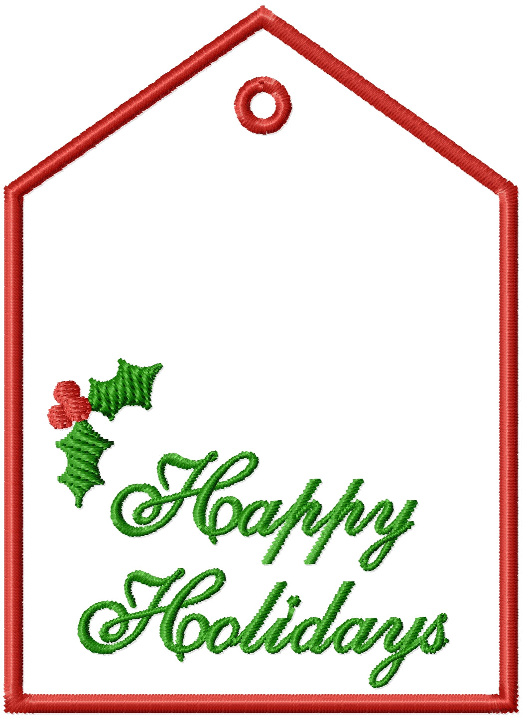 ITH Christmas Name tags set machine embroidery designs