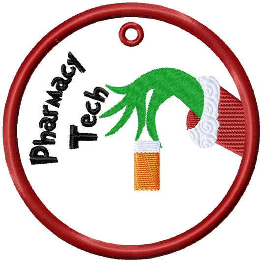 ITH Pharmacy Tech Christmas ornament digital file