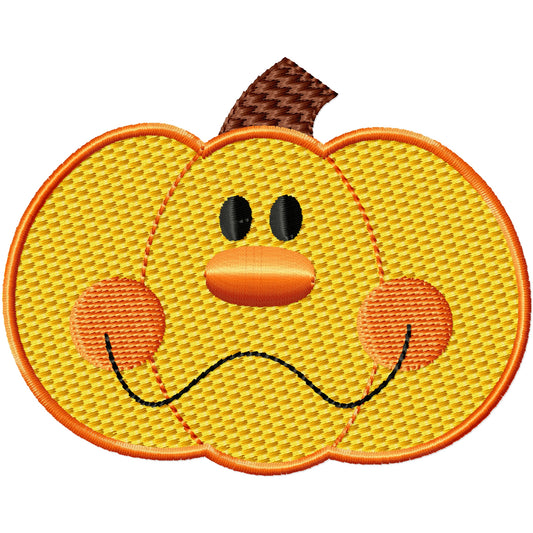 Pumpkin Pie 1 Halloween machine embroidery design