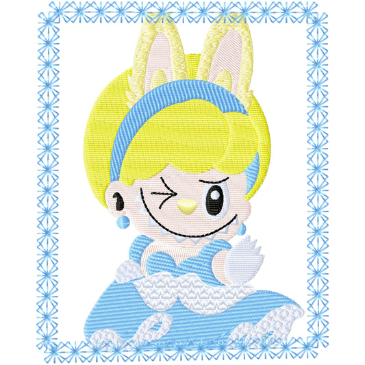 Rella Laboo monster machine embroidery design 2 sizes