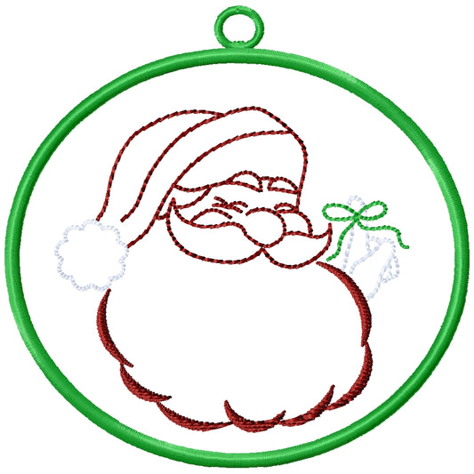 ITH Remember to be good ornament machine embroidery design