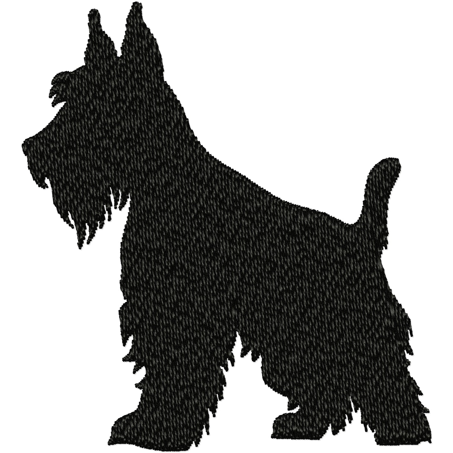 Scotty dog s 2 machine embroidery design