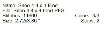 Snoo 4 Snoop hugging a heart machine embroidery design