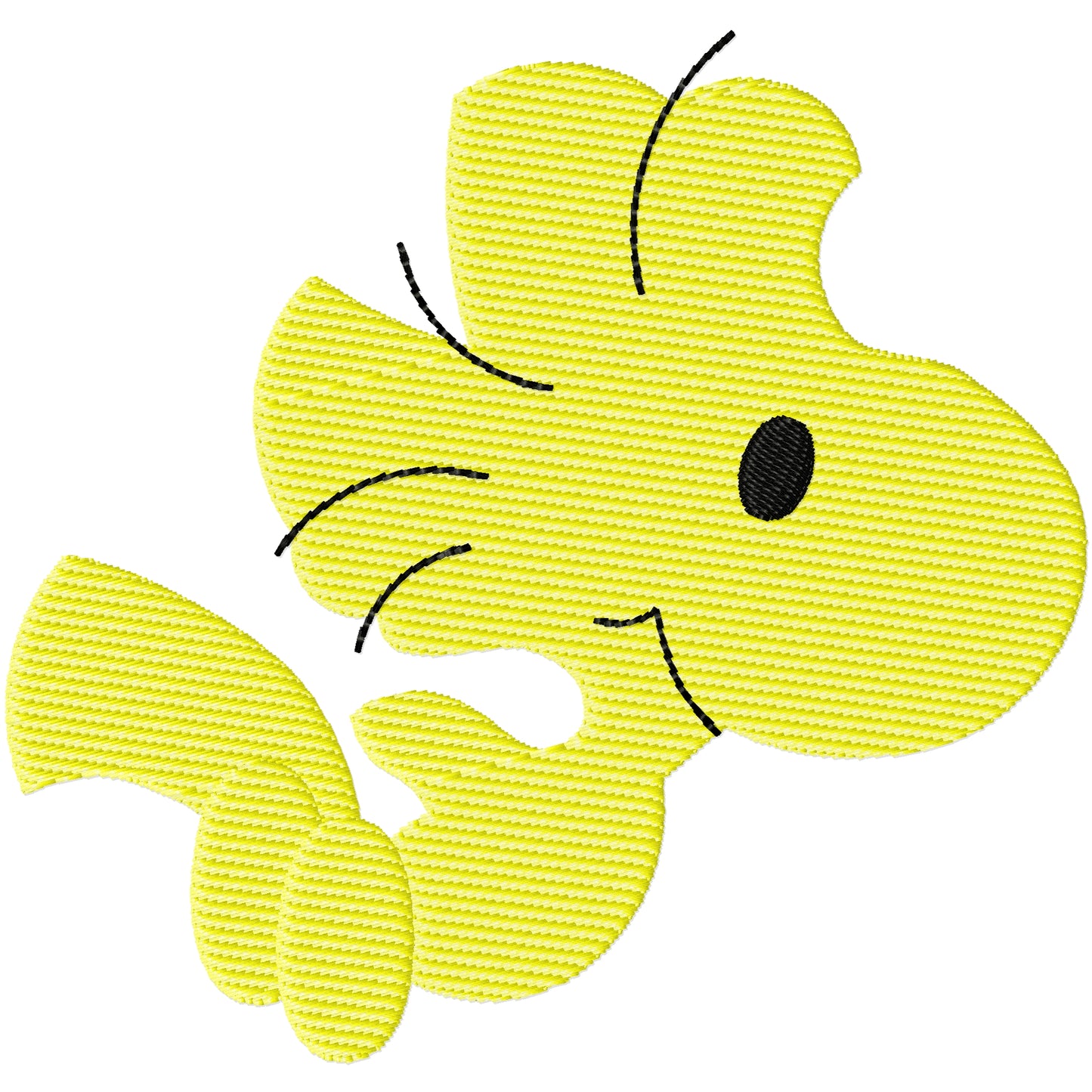 Just Woodstock Bird machine embroidery design 2 sizes