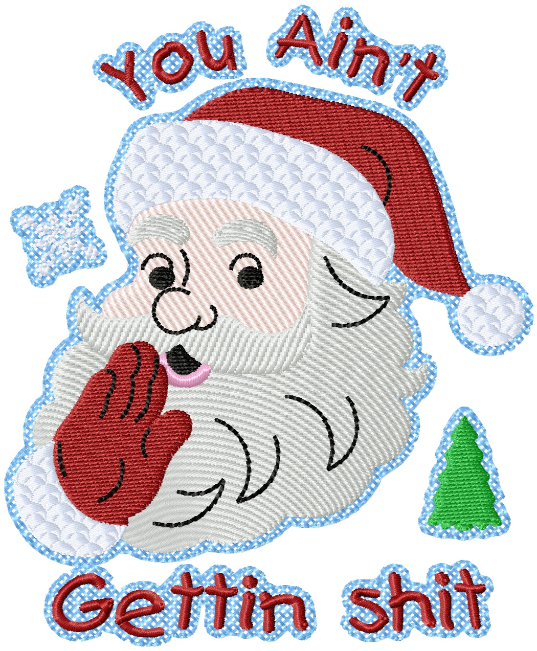 You aint gettin machine embroidery design for clothing, and towels