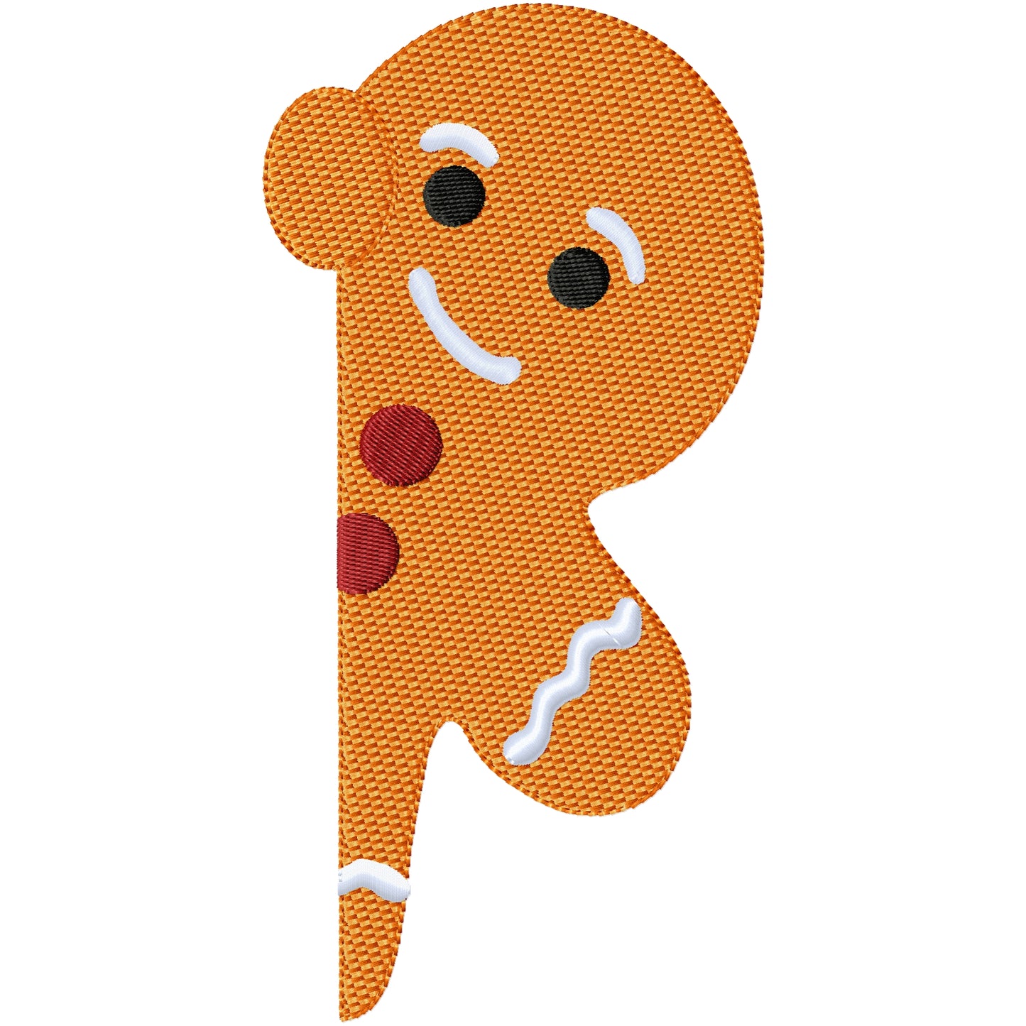 Side pocket gingerbread man 1   2 sizes